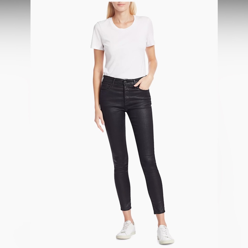 Adriano Goldschmied Farrah High Waist Coated Stretch Skinny Jeans ankle 26R